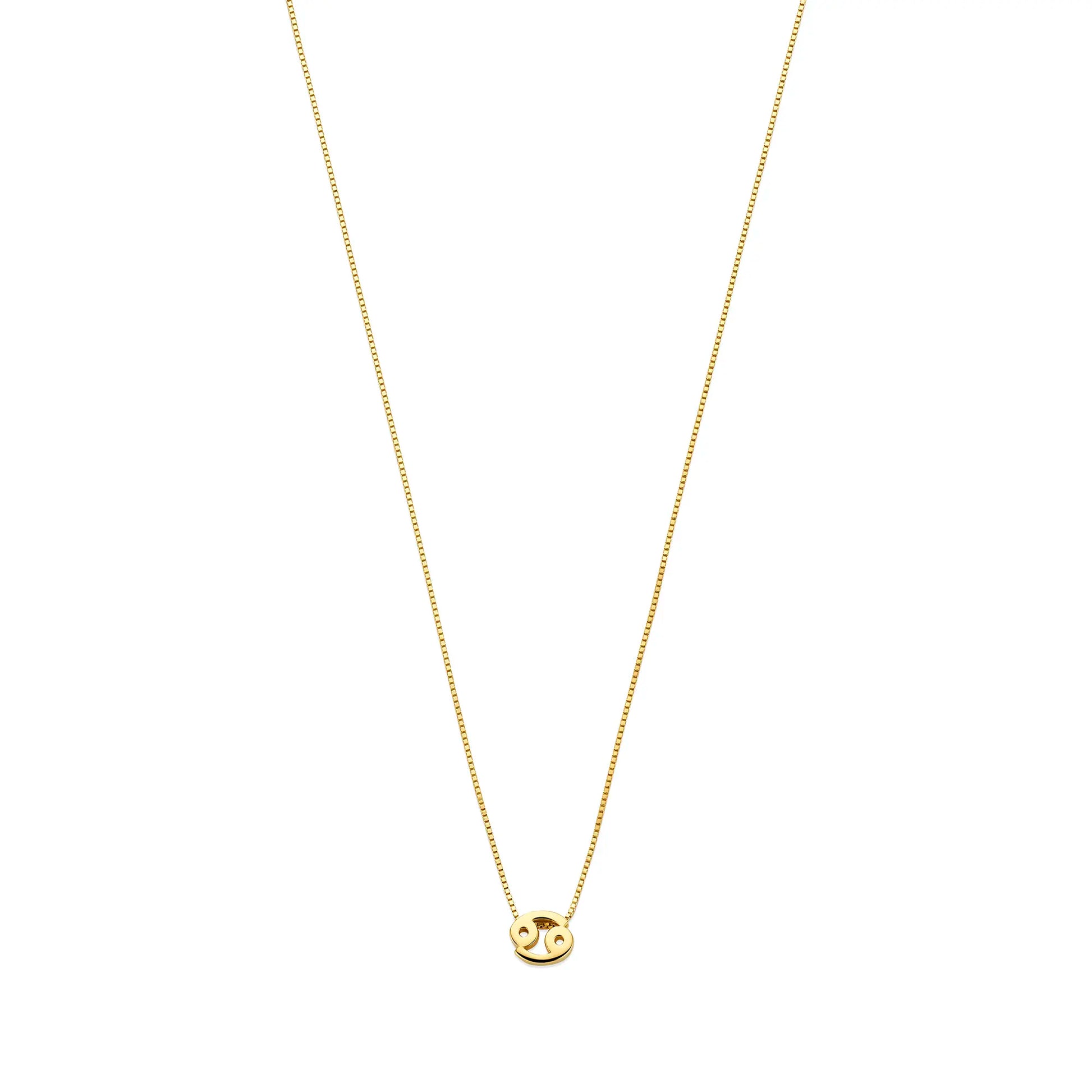 Isabel Bernard Étoiles d’Or Cancer 14 Carat Gold Venetian Necklace With Horoscope IB340181