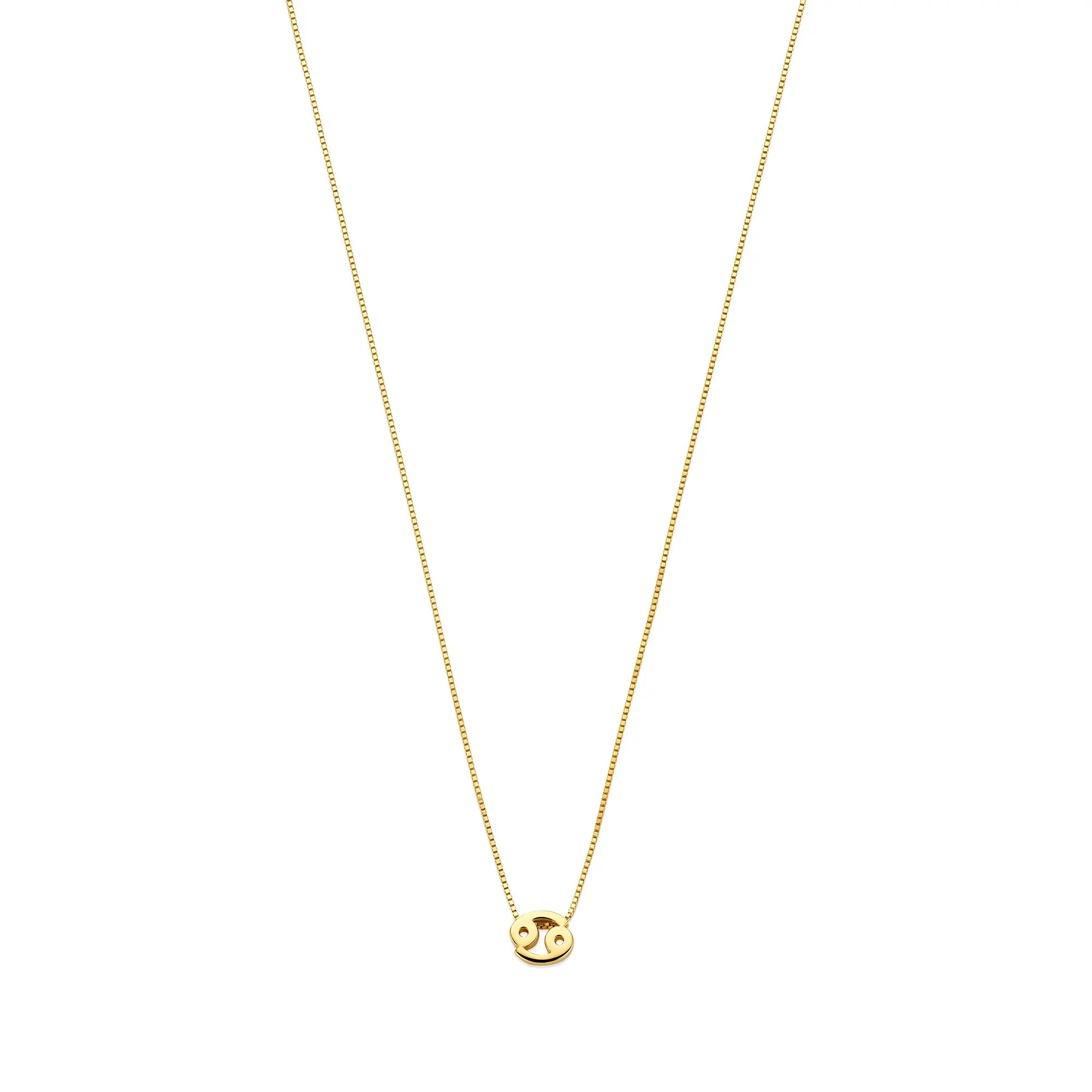 Isabel Bernard Étoiles d’Or Cancer 14 Carat Gold Venetian Necklace With Horoscope IB340181