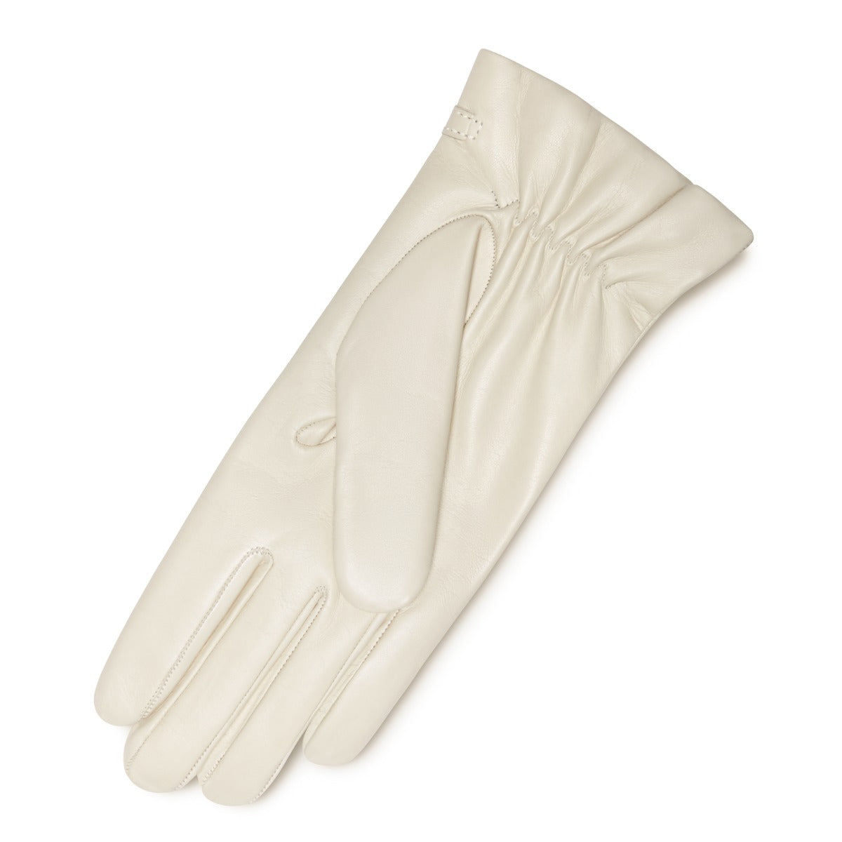 Isabel Bernard Honoré Marcelia cream goatskin leather gloves IB67001-372-7