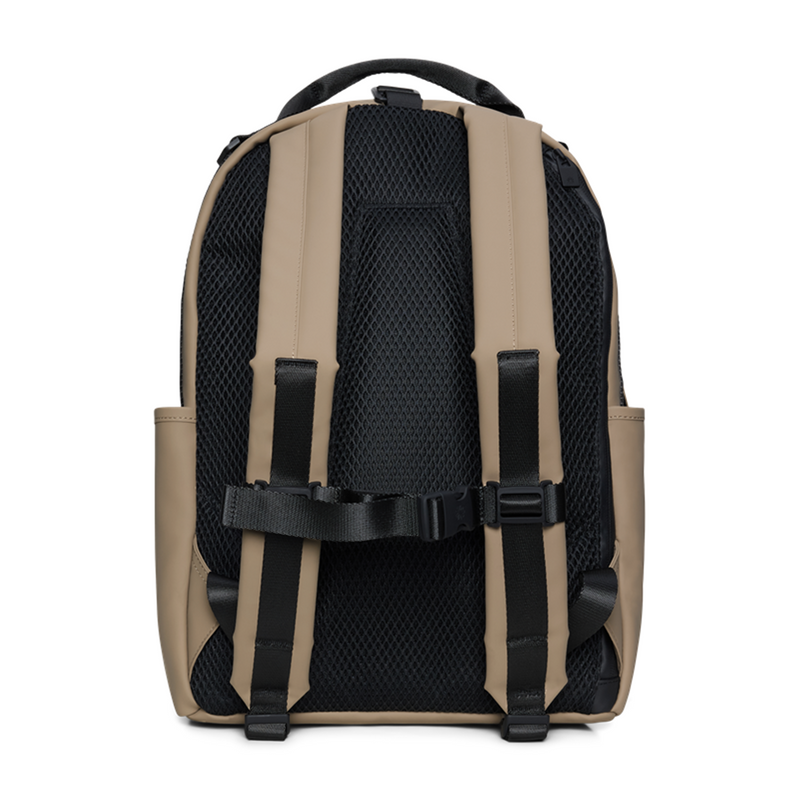 Rains Beige Clip Front Backpack R14890-133-zoom-
