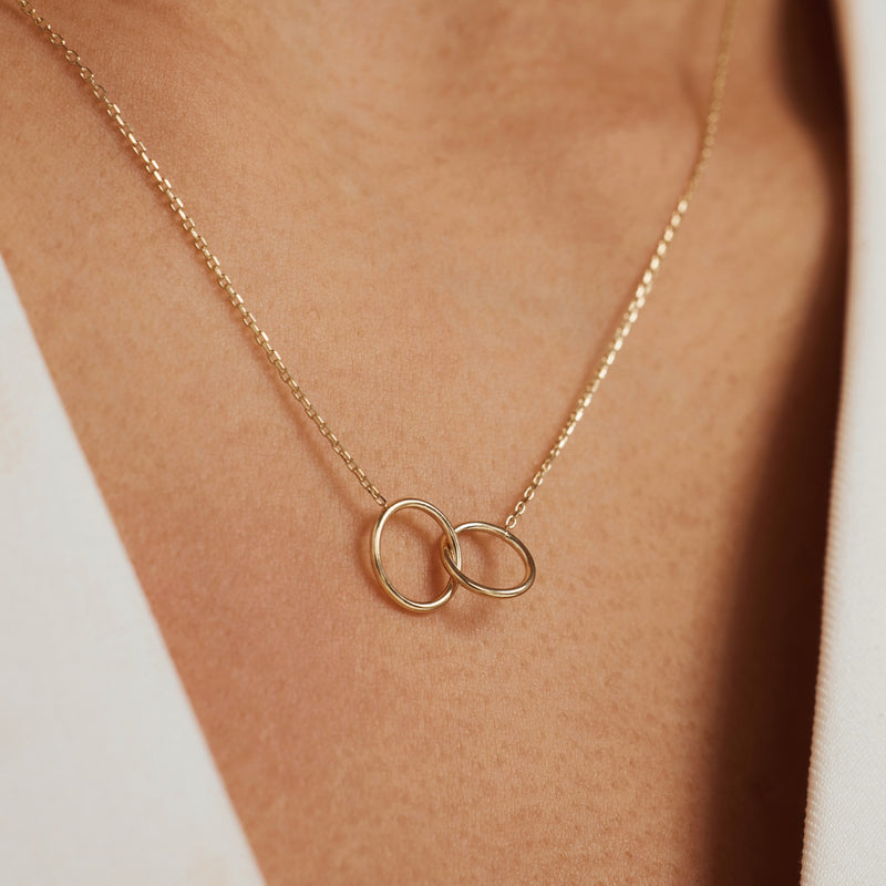 Isabel Bernard Le Marais Loulou 14 Karaat Gouden Ketting IB340132 (Lengte: 40.00-44.00 cm)-zoom-