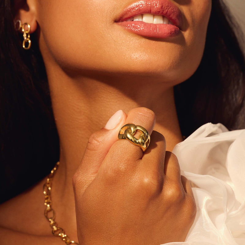 Parte Di Me Bibbiena Poppi Adriane 925 Sterling Zilveren Gold Plated Ring PDM33069-60-zoom-