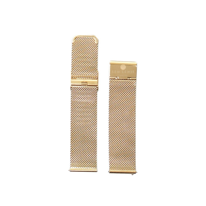 Sem Lewis Strap 22mm Gold-coloured SL620003