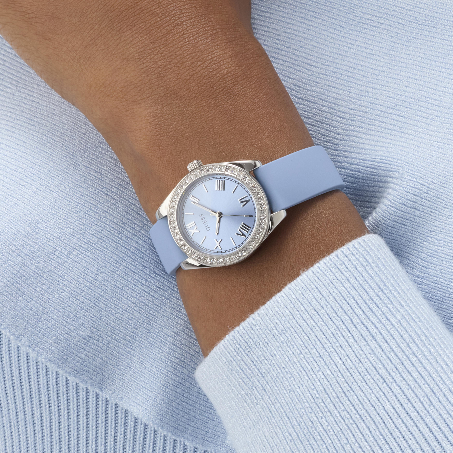 Guess Mini Luna Light Blue Women's Watch GW1000L1