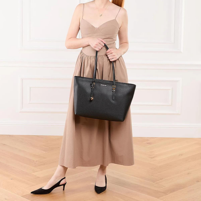 Michael Kors Quinn Black Tote Bag 30T5GQNT9L-001-zoom-