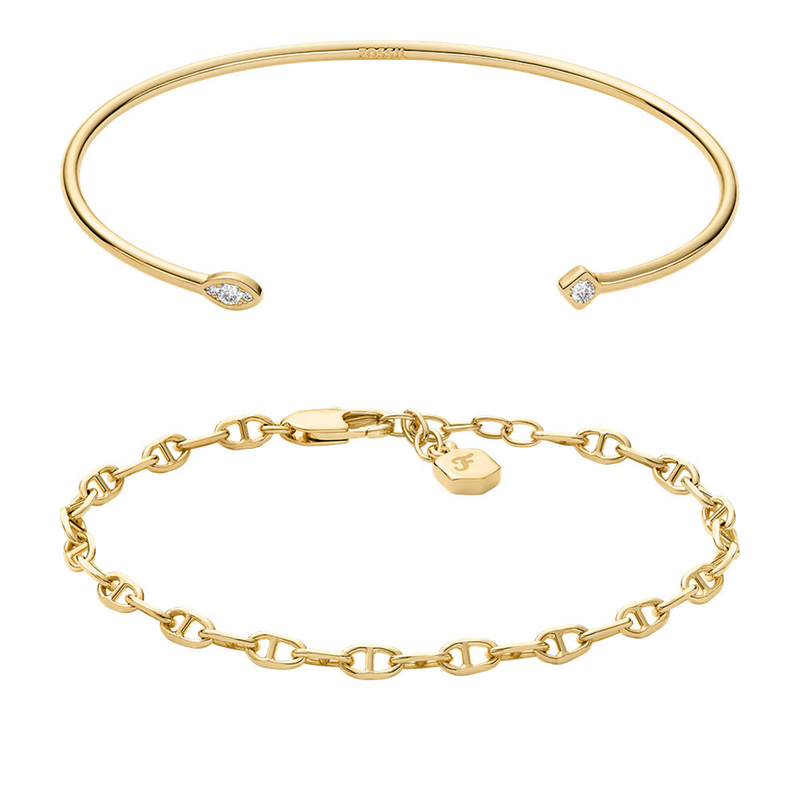 Fossil Heritage Brass Women's Gift Set JA7292SET-zoom-