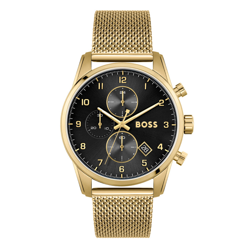 Hugo Boss BOSS SKYMASTER Zwart Heren Horloge 2002-HB1513838-zoom-