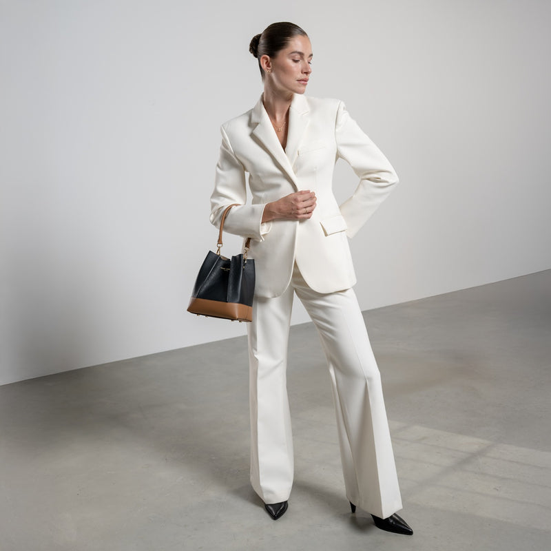 Isabel Bernard Femme Forte Minette Zwart Kalfsleren Handtas IB21114-001-zoom-