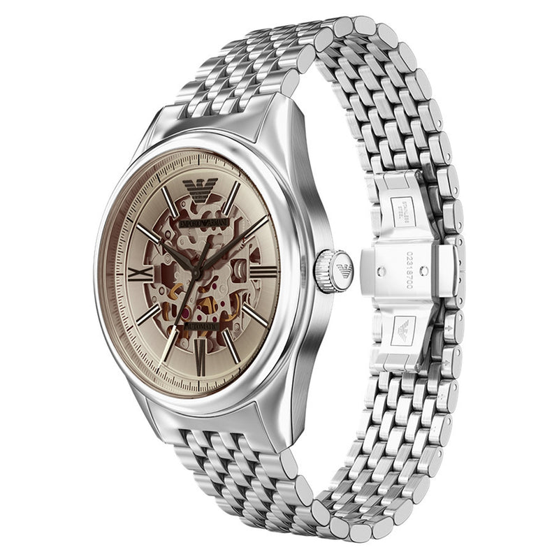 Emporio Armani Silver Dial Automatic Watch AR60095-zoom-