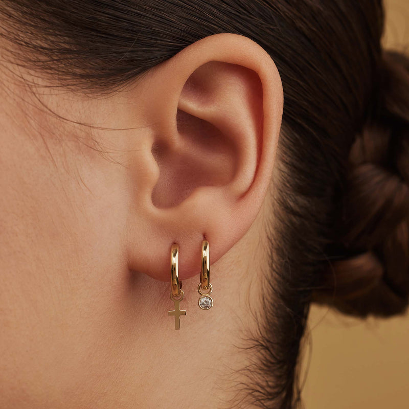 Isabel Bernard Rivoli Aélys 14 karaat gouden oorringen IB360156-zoom-