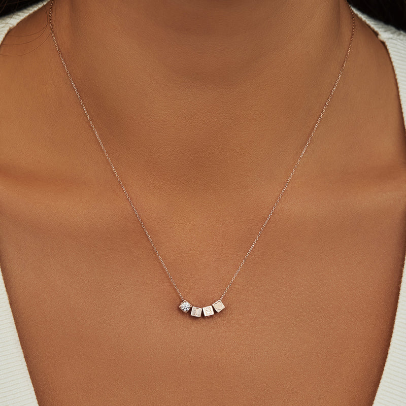 Isabel Bernard La Concorde Felie 14 Karaat Rosé Gouden Kubus Bedel IB350049-zoom-