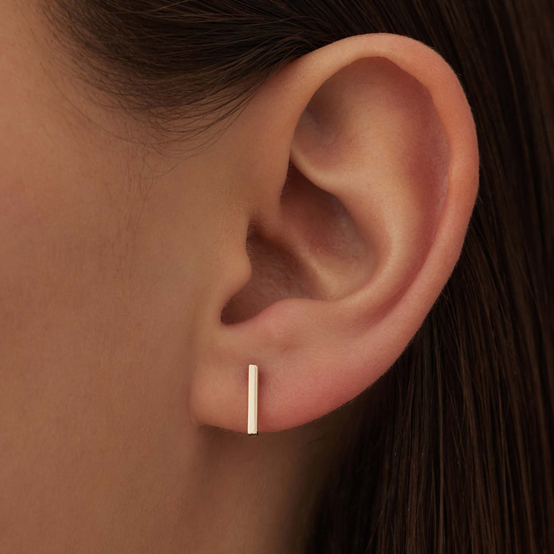 Isabel Bernard Le Marais Rosalie 14 Karaat Gouden Oorknoppen IB360215-zoom-