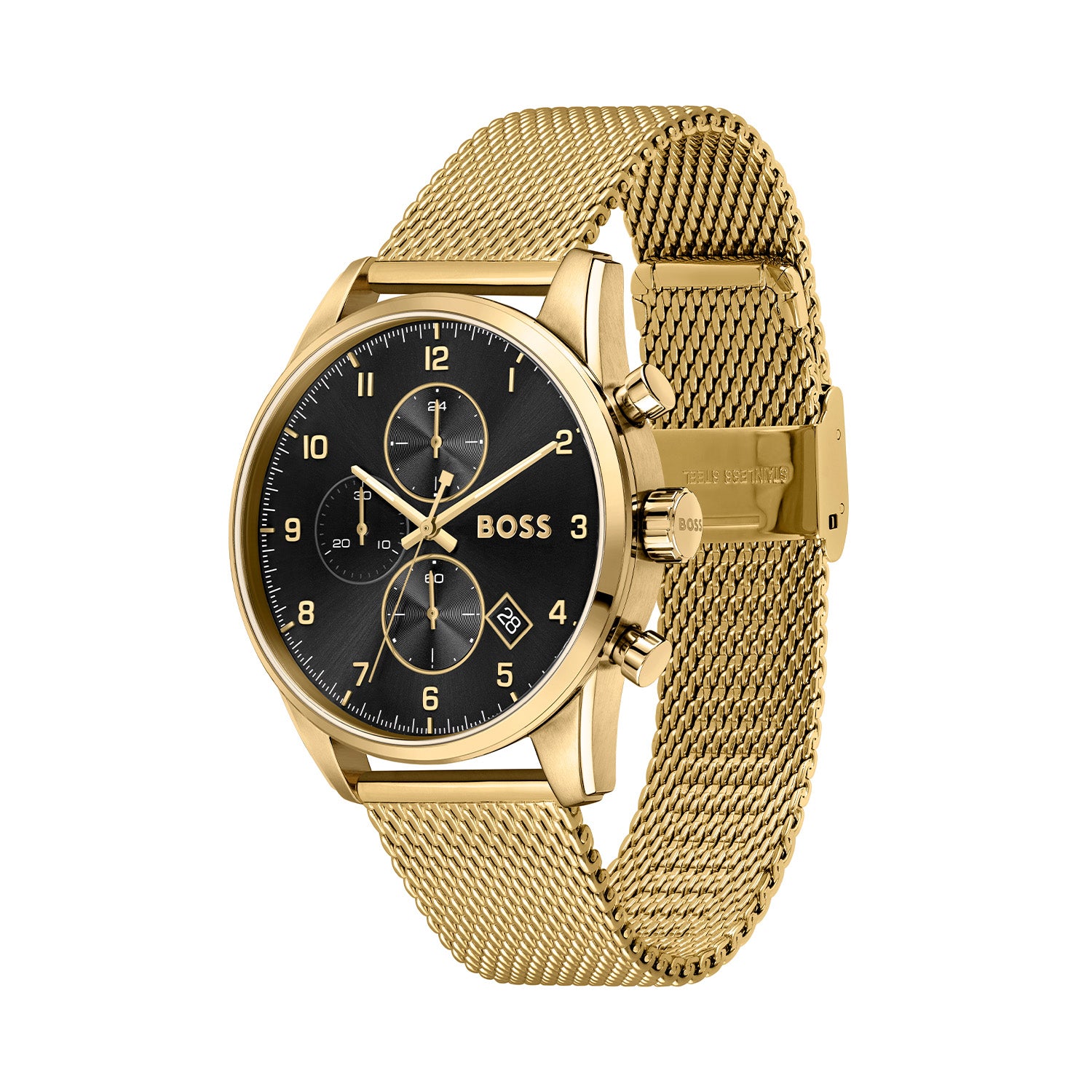 Hugo Boss BOSS SKYMASTER Zwart Heren Horloge 2002-HB1513838