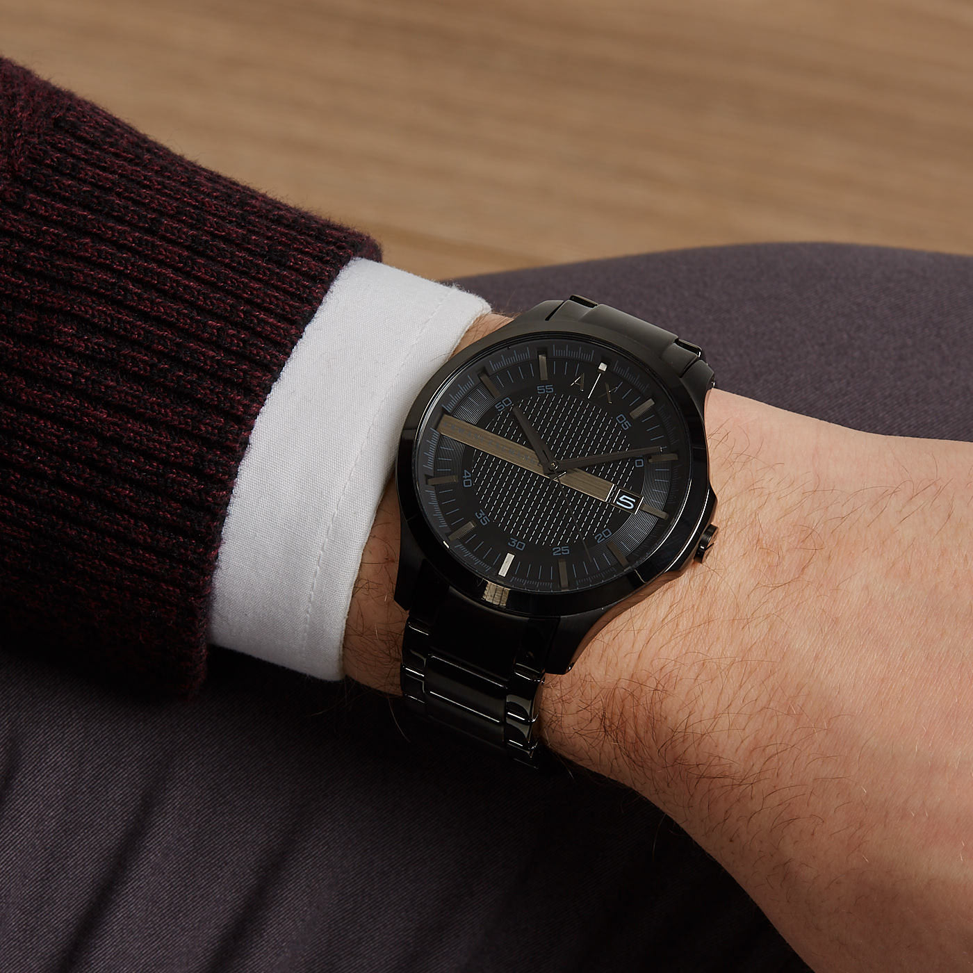 Armani Exchange Hampton Black Watch AX2104