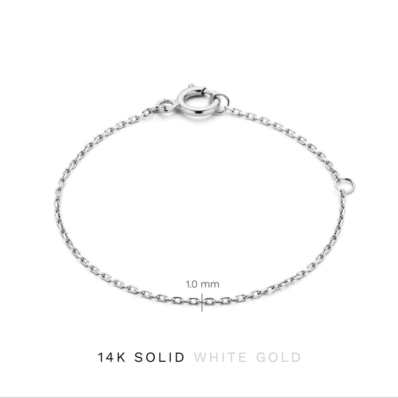 Isabel Bernard Saint Germain Nicole 14 Karaat Witgouden Collier Verlengstuk IB340129-zoom-