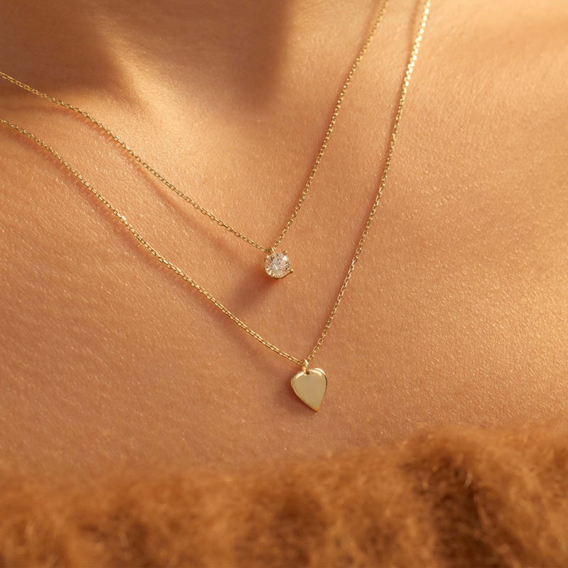 Beloro Jewels Monte Napoleone Stella 9 Karaat Ketting BO340044-zoom-