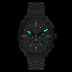 Fossil Machine Round Grey Dial Watch FS6160