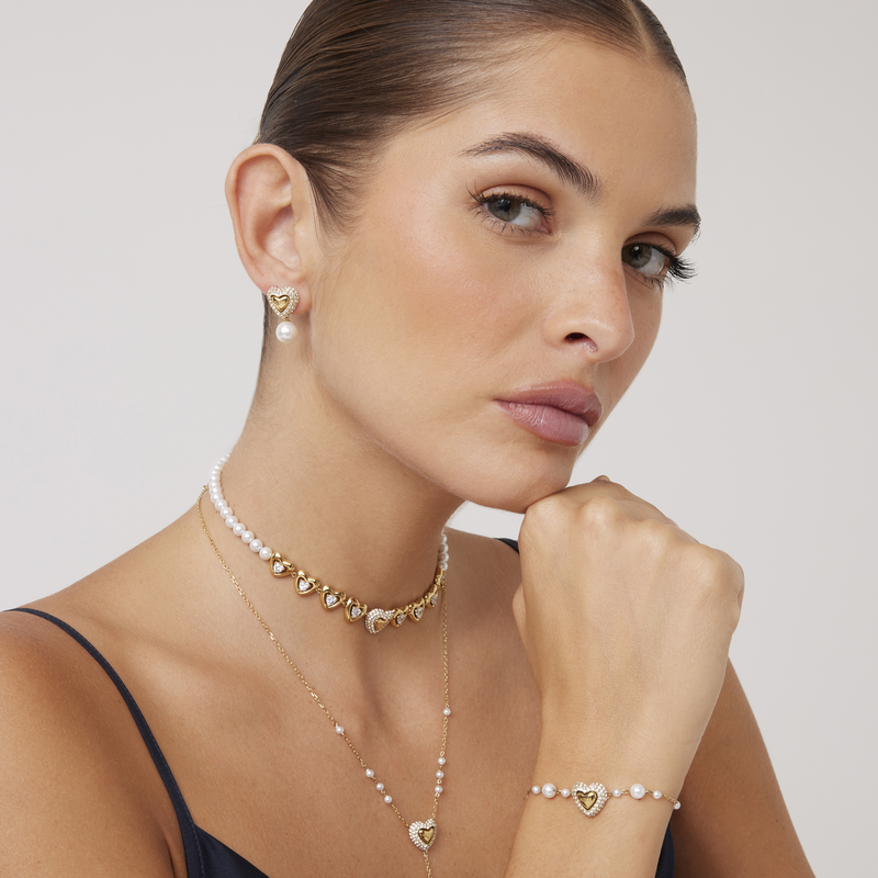 Guess Beloved Gold-coloured Earrings JUBE06006JWYGT-U-zoom-