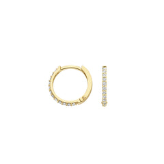 Blush Gold Hoop Earrings 7270YZI