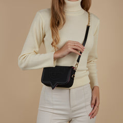 Chiara Ferragni Eyelike Black Crossbody Bag 75SB4BA2-ZS953-899