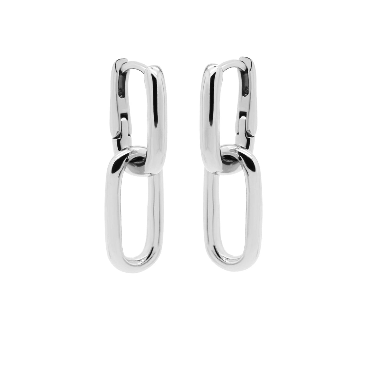 Karma Hoops Silver Hoop Earrings H205S