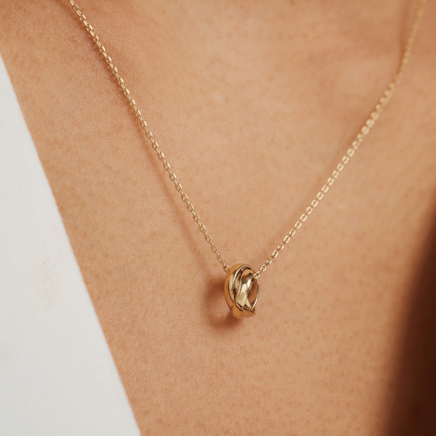 Isabel Bernard Rivoli Méline 14 Carat Golden Necklace IB340150