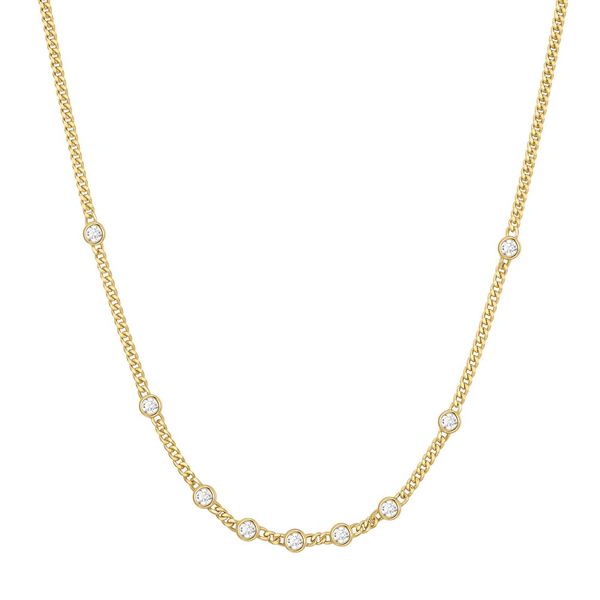 Ania Haie Melodic Poet Gold Multi Station Chain Necklace S AH-N066-05G