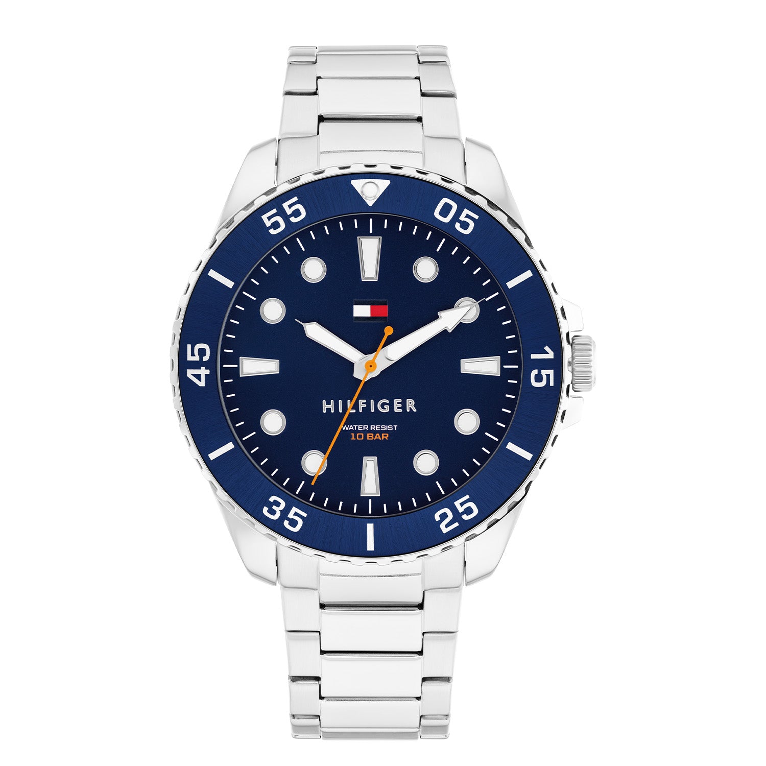 Tommy Hilfiger Oceanic Silver and Blue Men's Watch TH1792202