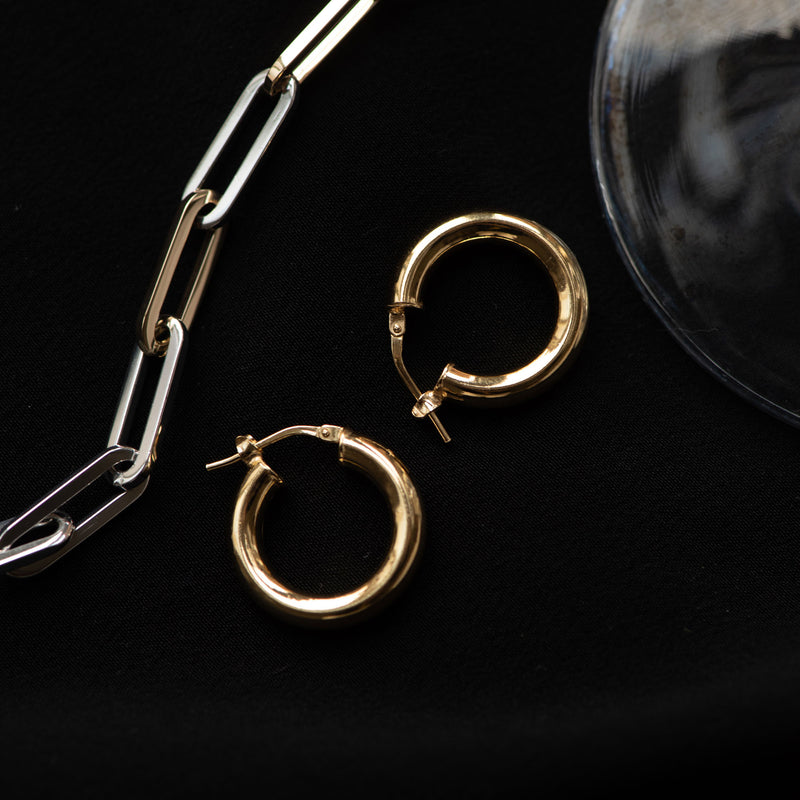 Parte di Me Bibbiena Poppi Casentino 925 sterling zilver gold plated oorringen PDM36056-zoom-