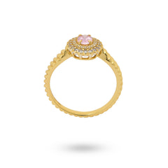 24Kae Gold Ring 124143Y/52