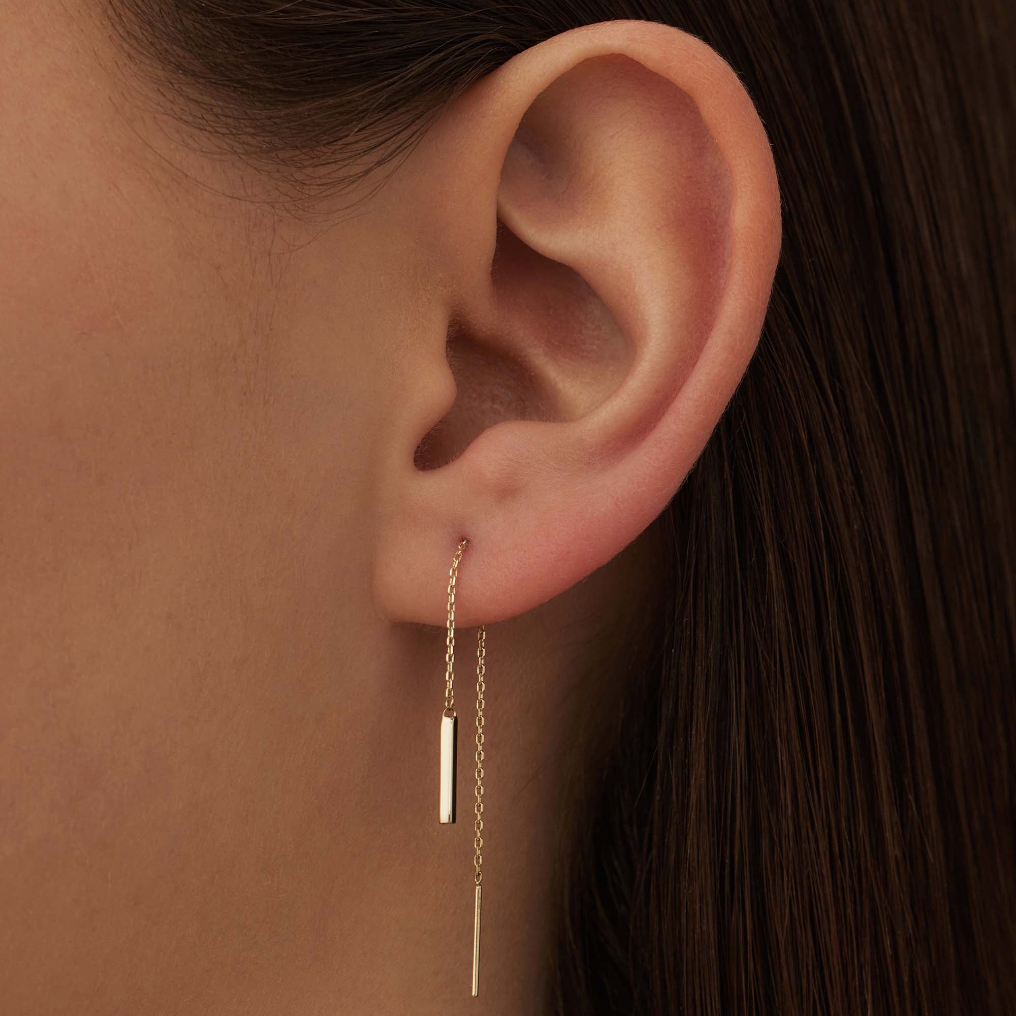 Isabel Bernard Le Marais Rosalie 14 Carat Golden Drop earrings IB360214