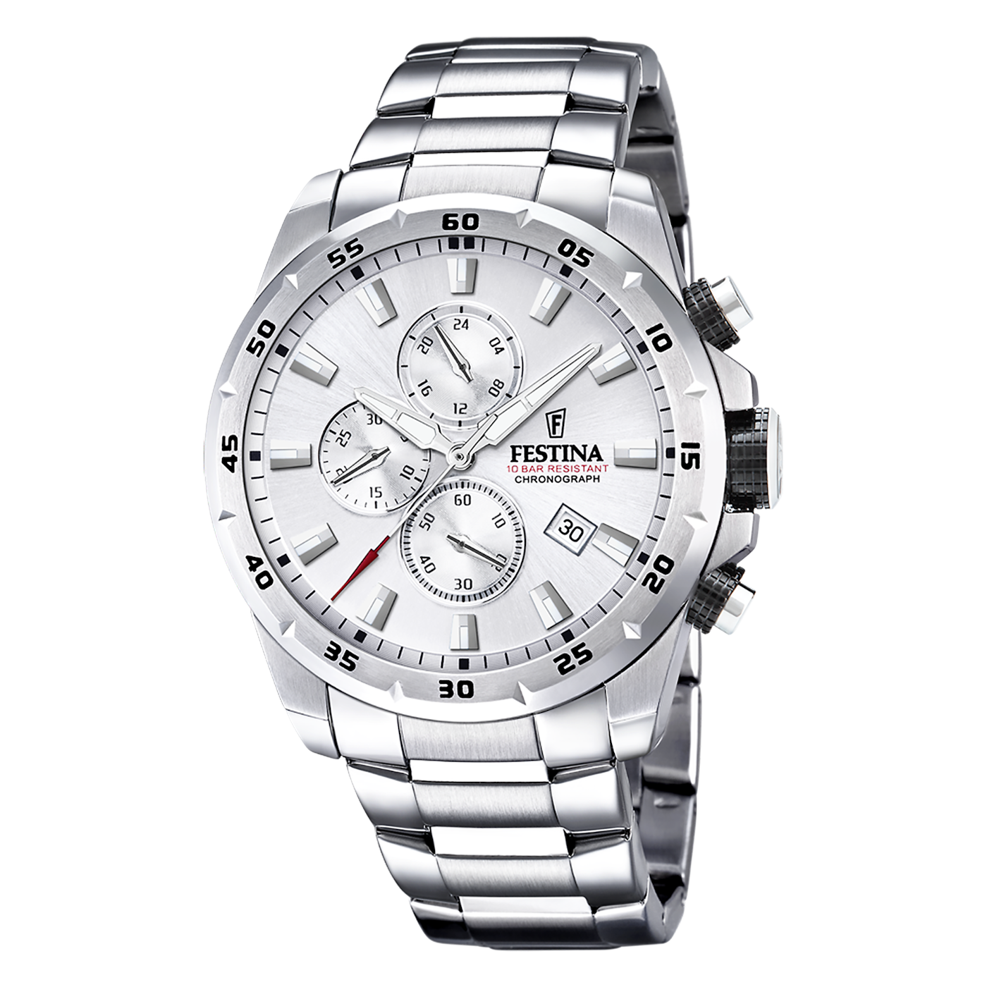 Festina Chrono Sport Silver Watch F20463-1