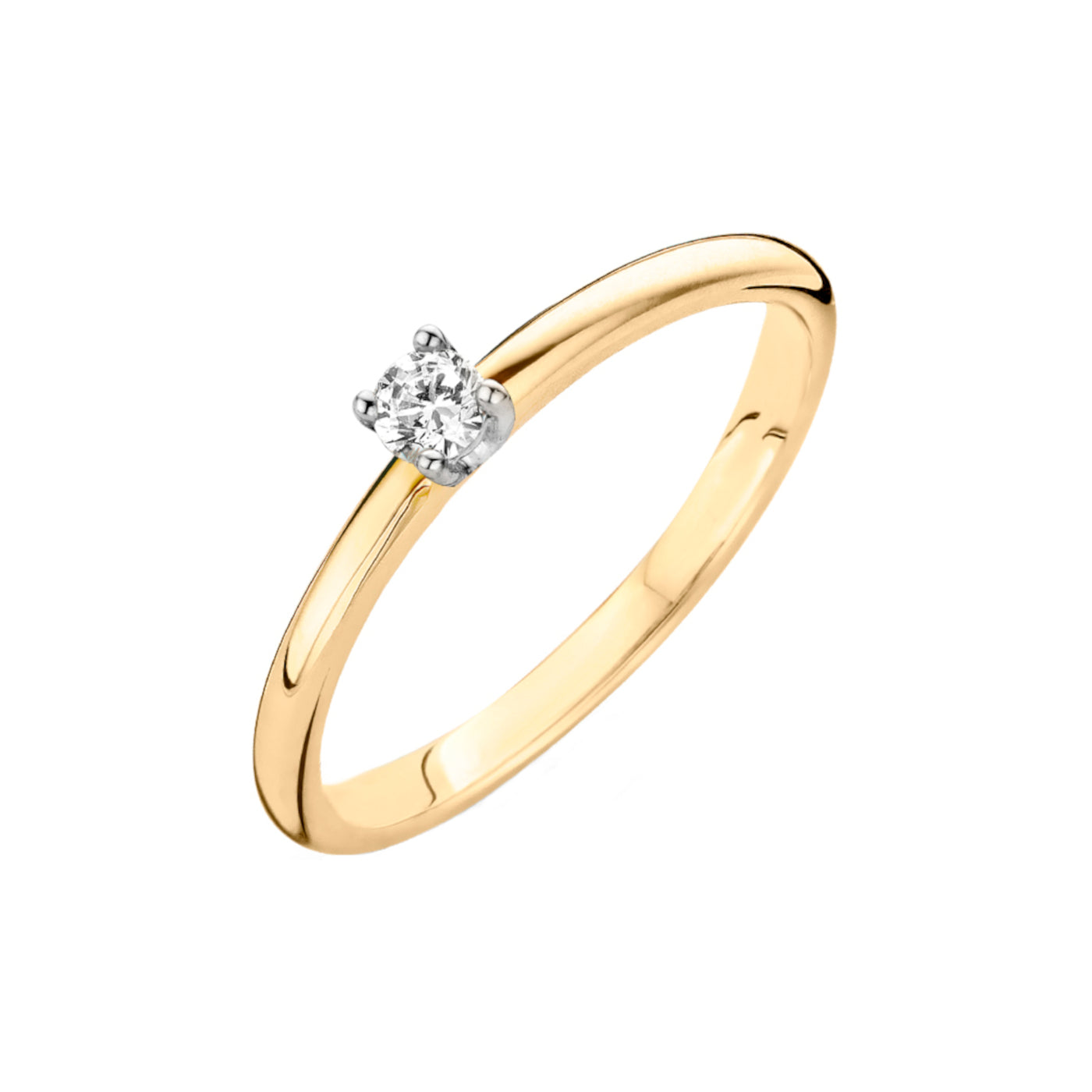 Blush Diamonds 14k Gold Ring with Diamond 1602BDI/50