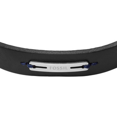 Fossil Machine Leather Men's Bracelet JF04964040