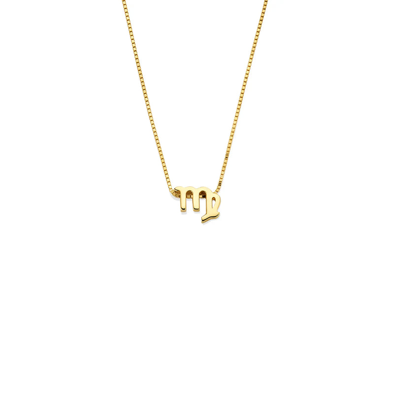 Isabel Bernard Étoiles d’Or Virgo 14 Carat Gold Venetian Necklace With Horoscope IB340183-zoom-