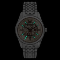 Emporio Armani Silver Dial Automatic Watch AR60095