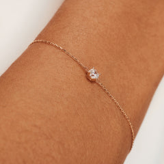 Isabel Bernard Cadeau d'Isabel 14 Carat Rosegold Necklace and Bracelet giftset IB90031