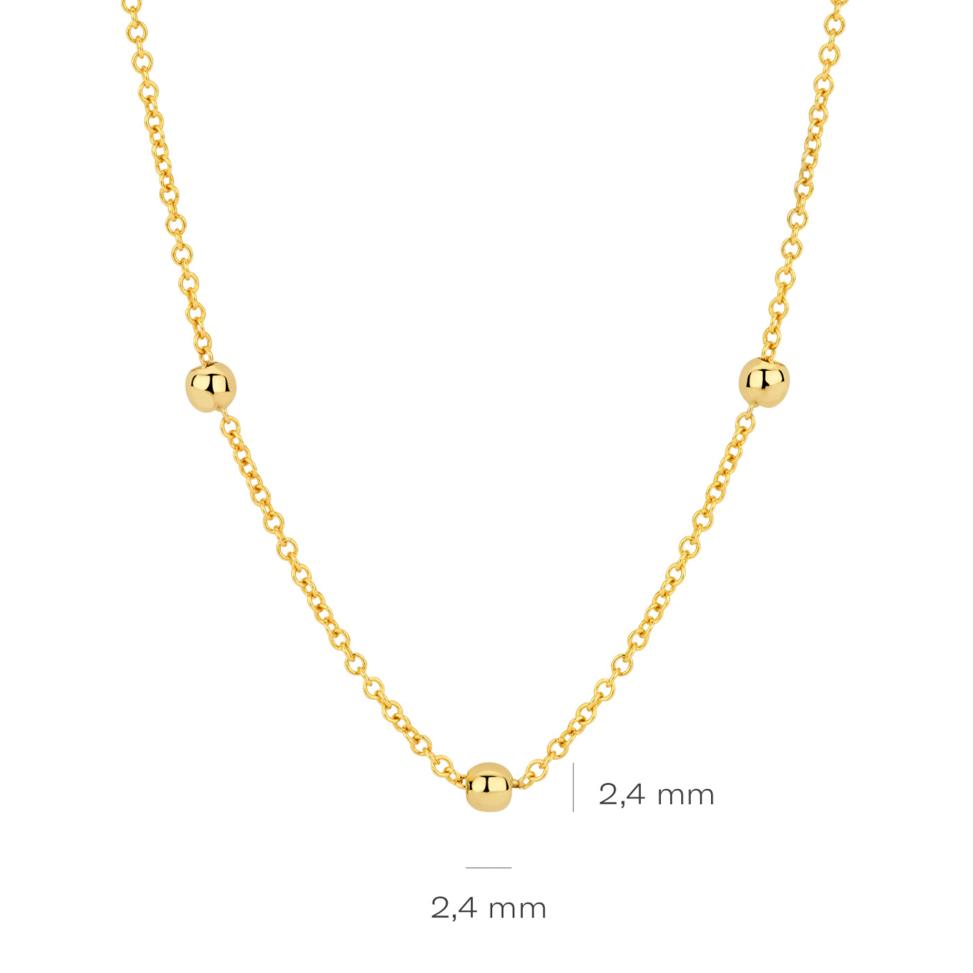 Blush 14 karat gold Necklace 3145YGO