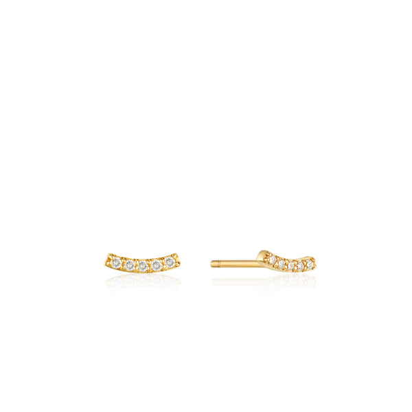 Ania Haie Magma Wave 14 Karat Gold Earrings 2002-AH-EAU004-04YG