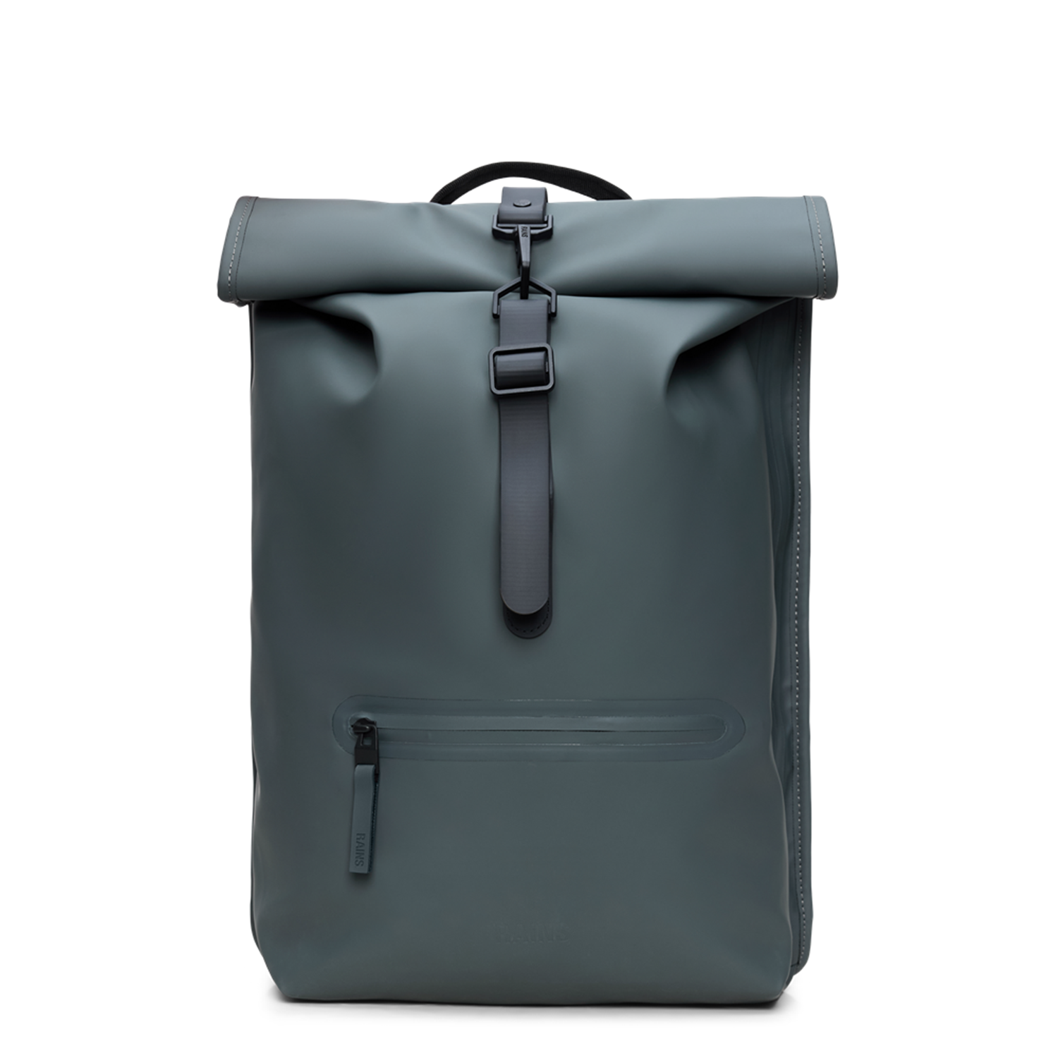 Rains Dark Grey Rolltop Backpack R13320-153
