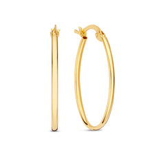 Beloro Jewels La Rinascente Ornella 9 karat gold hoop earrings BO360101