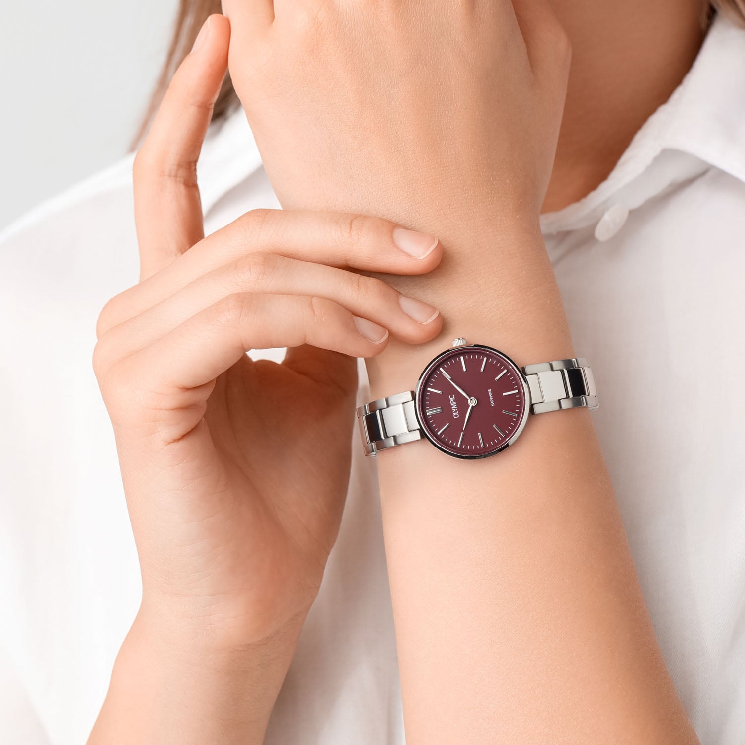 Olympic Titanium Grey Women's Watch OL80DTT001