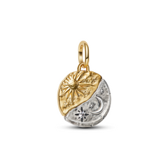 Pandora ME Gold Plated Sun and Moon Charm 763977C01