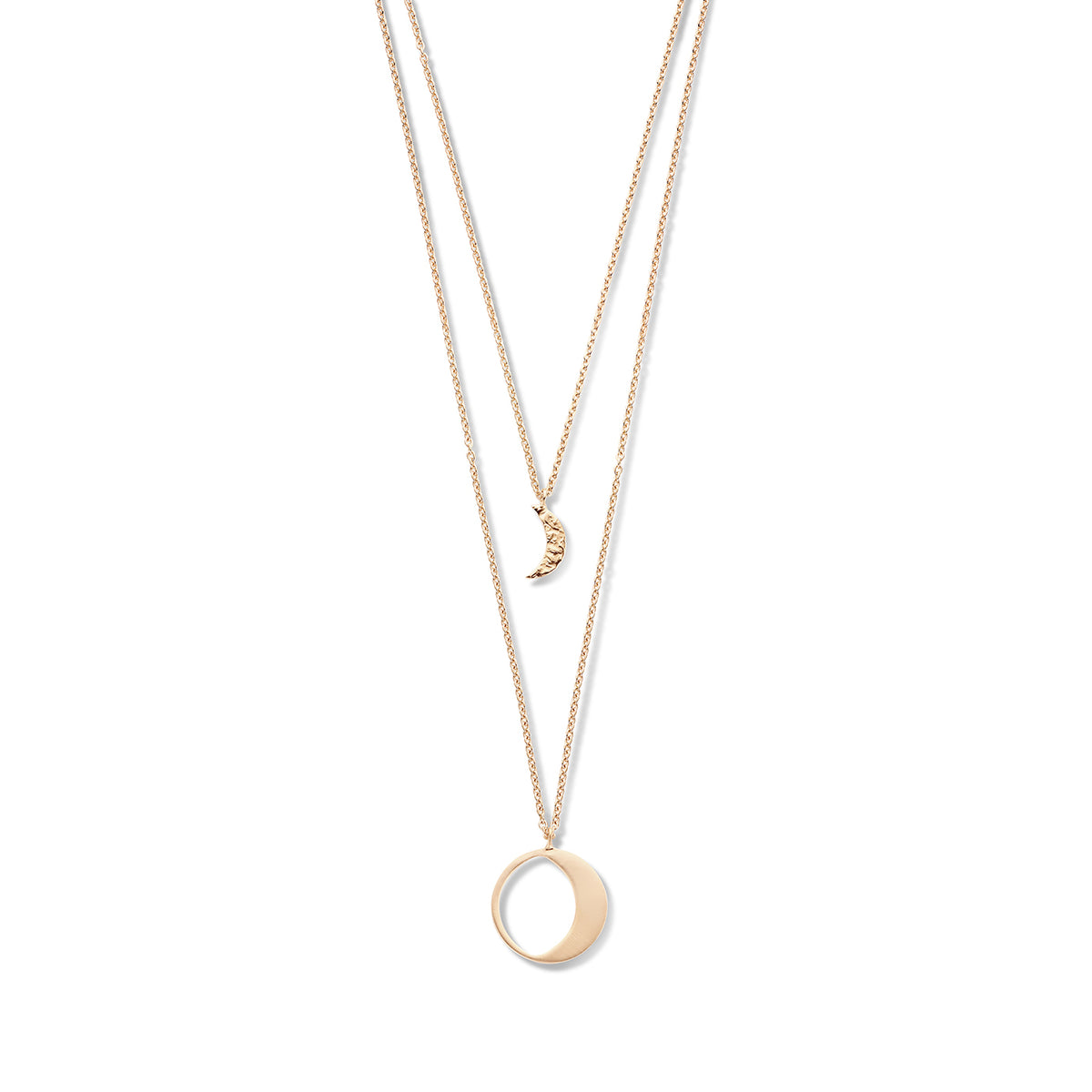 Violet Hamden Luminous Luna Rosegold Necklace VH10105 (Adjustable between 40-50 cm)