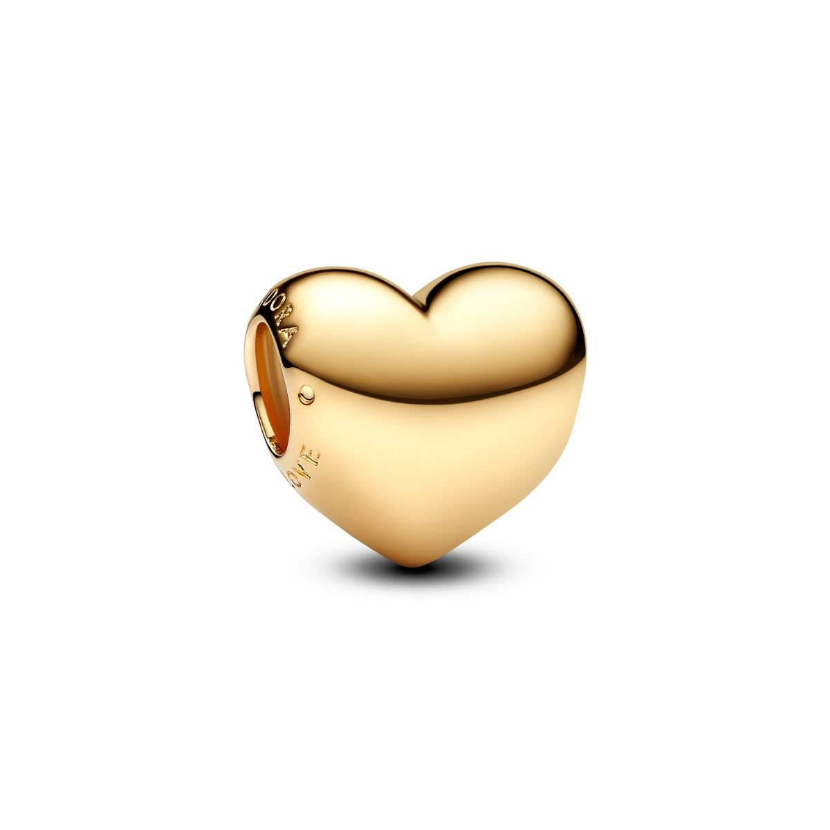 Pandora Moments 14 Karat Gold Plated Heart Charm 763439C00
