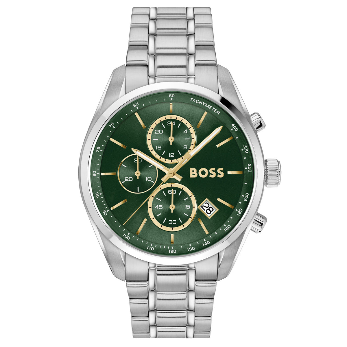Hugo Boss Grand Prix 44 Silver Men's Watch HB1514266