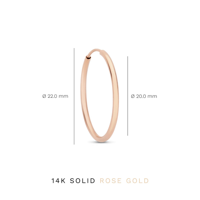 Isabel Bernard Cadeau d'Isabel 14 Karaat Rosé Gouden Oorbellen Set IB90077-zoom-