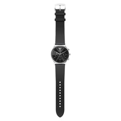 Emporio Armani Round Black Dial Watch AR11774