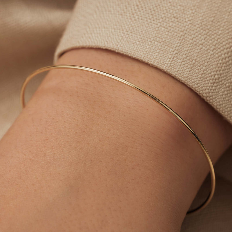 Isabel Bernard Cour d'Honneur Adora 14 Karaat Gouden Bangle IB320109-zoom-