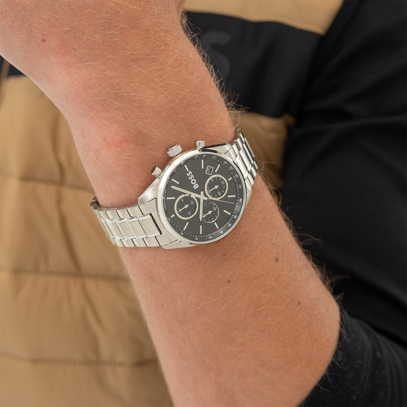 Hugo Boss Grand Prix 40 Silver Men's Watch HB1514259-zoom-